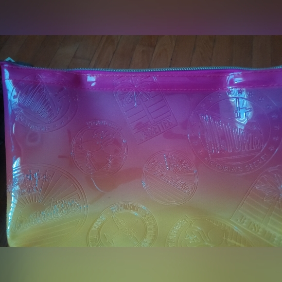 Victoria Secret jelly ombre color cosmetic bag - Picture 3 of 9